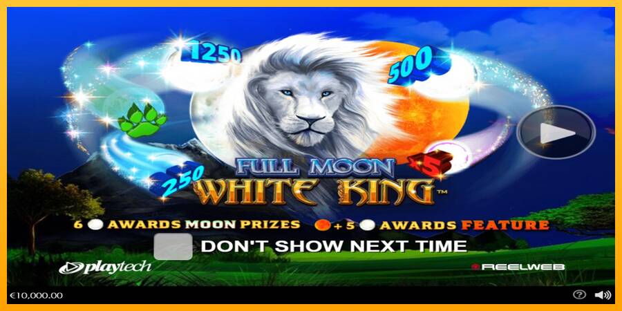 Full Moon: White King игрална машина за пари, снимка 1