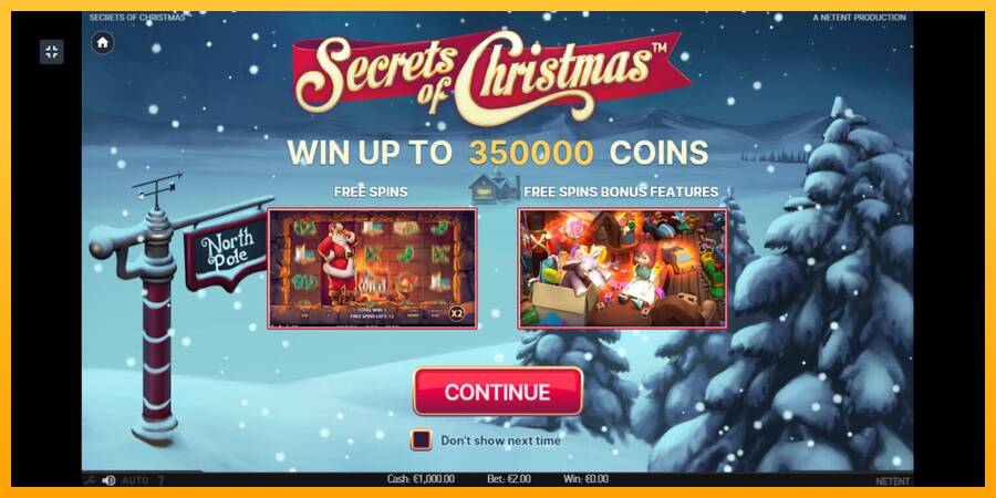 Secrets of Christmas игрална машина за пари, снимка 1