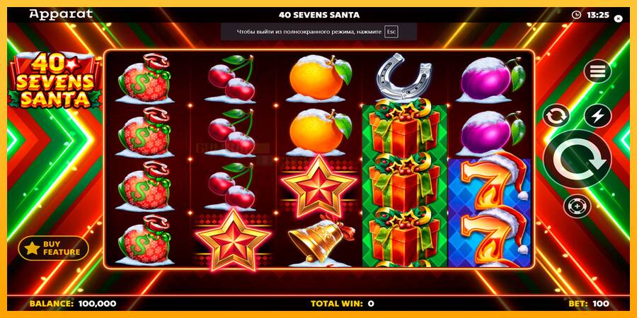 40 Sevens Santa игрална машина за пари, снимка 1