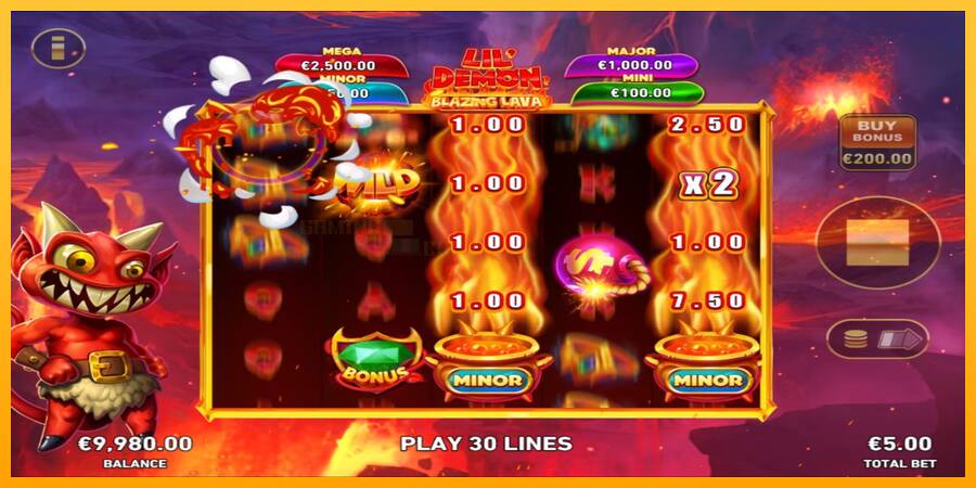 Lil Demon Blazing Lava игрална машина за пари, снимка 2