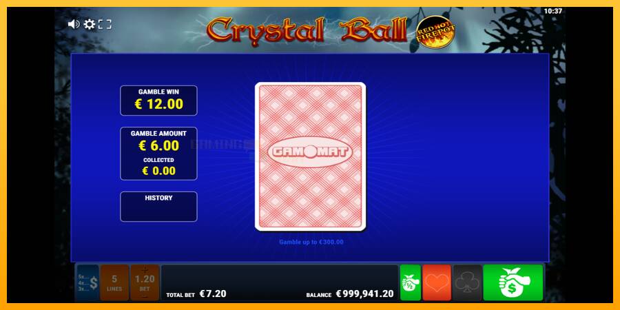 Crystal Ball Red Hot Firepot игрална машина за пари, снимка 4