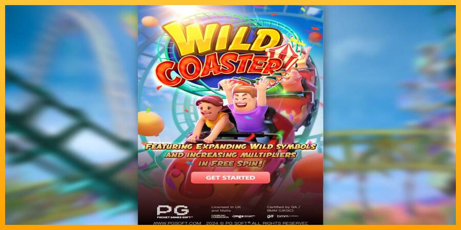 Wild Coaster игрална машина за пари, снимка 1