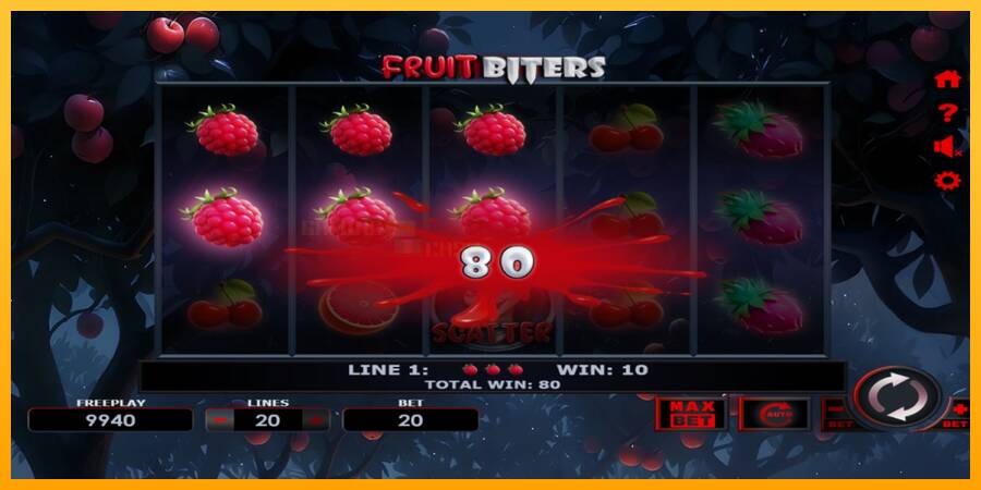 Fruit Biters игрална машина за пари, снимка 2