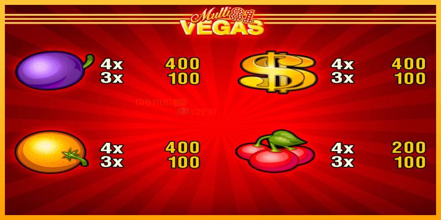 Multi Vegas 81 игрална машина за пари, снимка 3