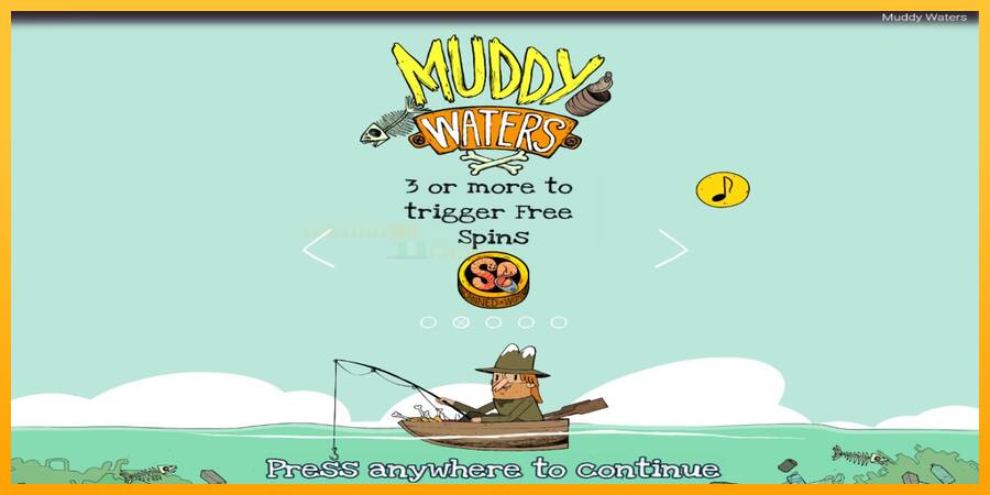 Muddy Waters игрална машина за пари, снимка 1