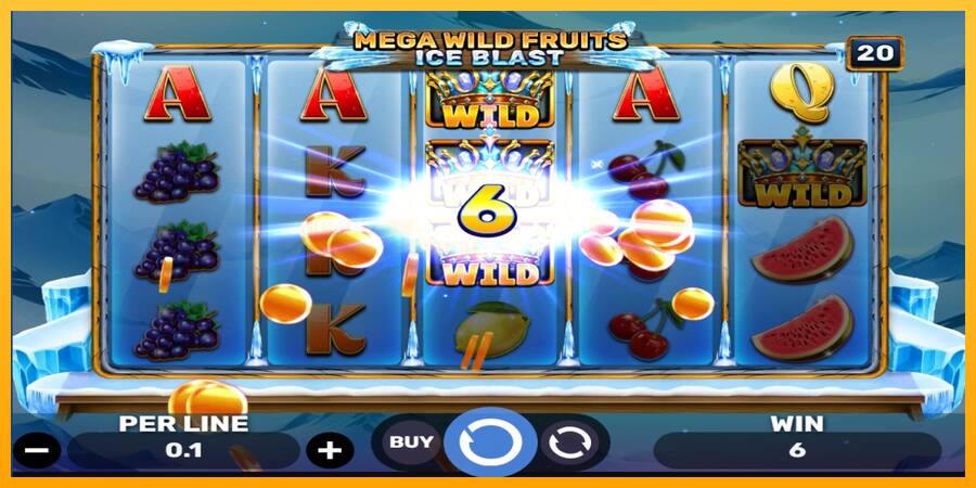 Mega Wild Fruits - Ice Blast игрална машина за пари, снимка 2