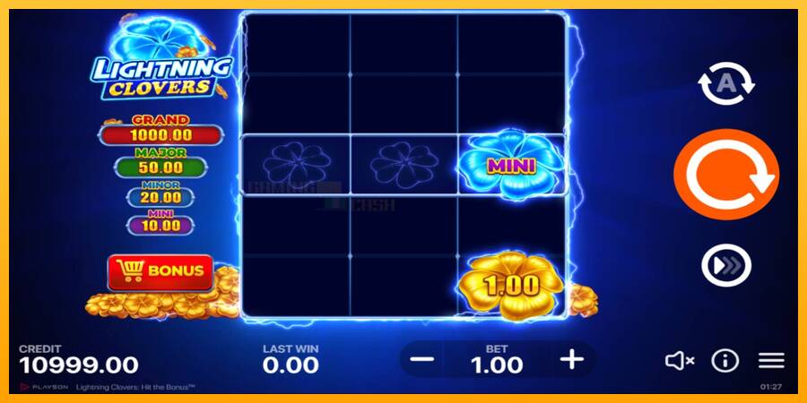 Lightning Clovers игрална машина за пари, снимка 2