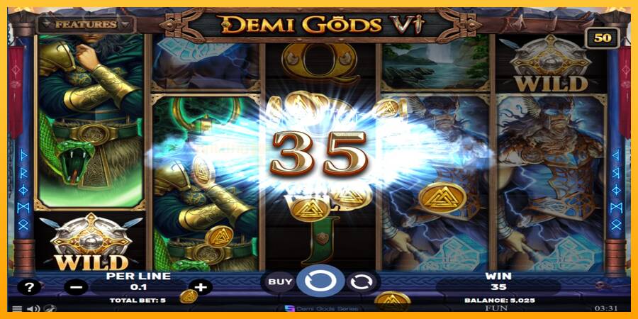 Demi Gods 6 игрална машина за пари, снимка 3