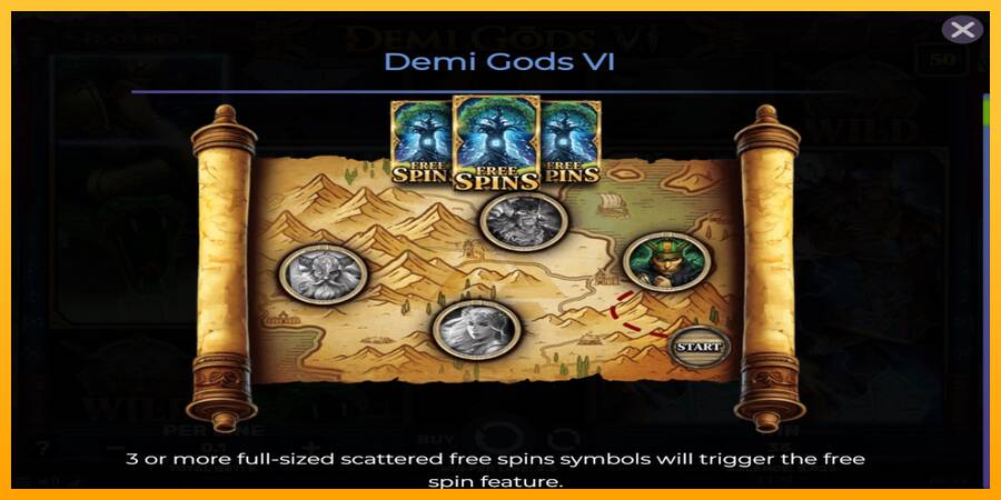 Demi Gods 6 игрална машина за пари, снимка 4