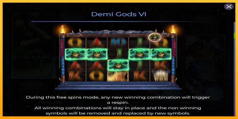 Demi Gods 6 игрална машина за пари, снимка 5