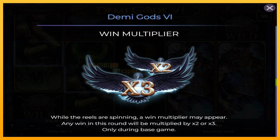 Demi Gods 6 игрална машина за пари, снимка 6