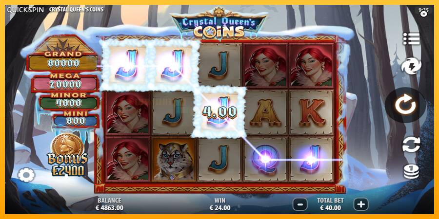 Crystal Queens Coins игрална машина за пари, снимка 4