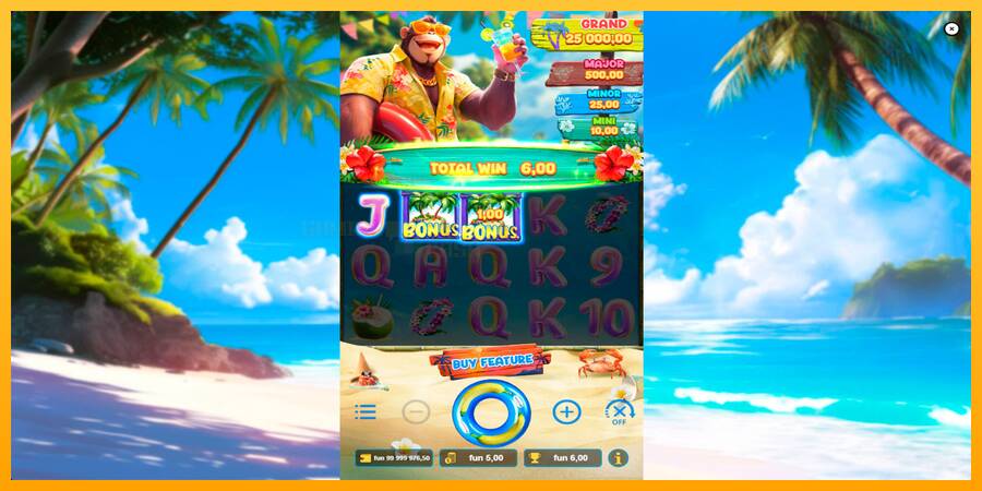 Surf Monkey игрална машина за пари, снимка 3