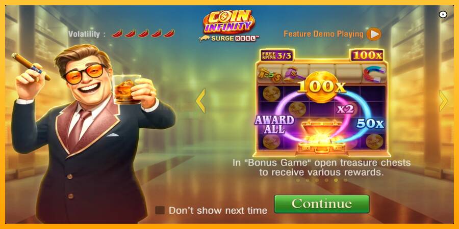 Coin Infinity Surge Reel игрална машина за пари, снимка 1