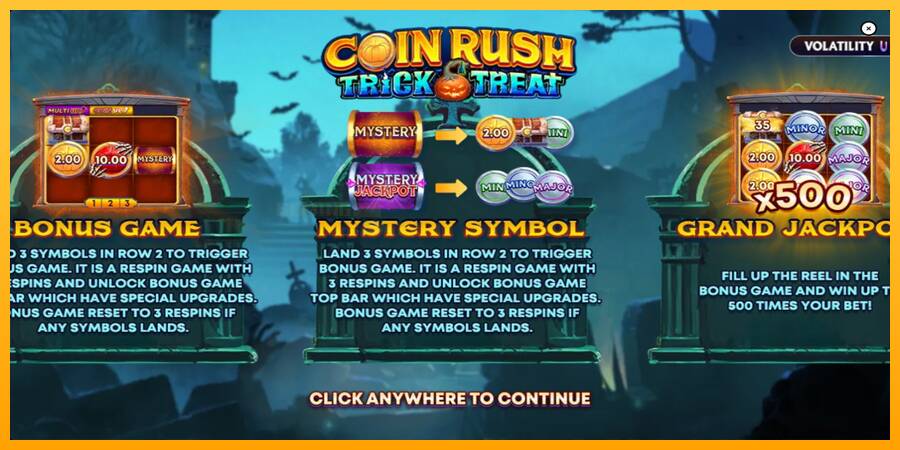 Coin Rush: Trick o Treat игрална машина за пари, снимка 1