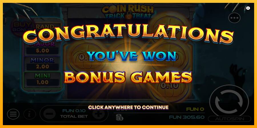 Coin Rush: Trick o Treat игрална машина за пари, снимка 4