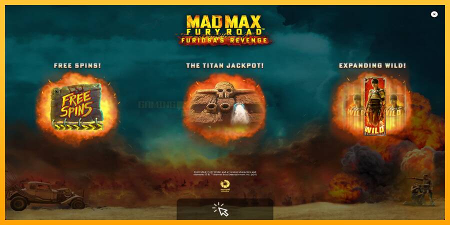 Mad Max: Fury Road - Furiosas Revenge игрална машина за пари, снимка 1