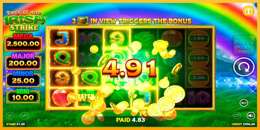 Luck O The Irish Strike игрална машина за пари, снимка 2