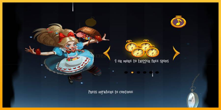 Greedy Alice игрална машина за пари, снимка 1