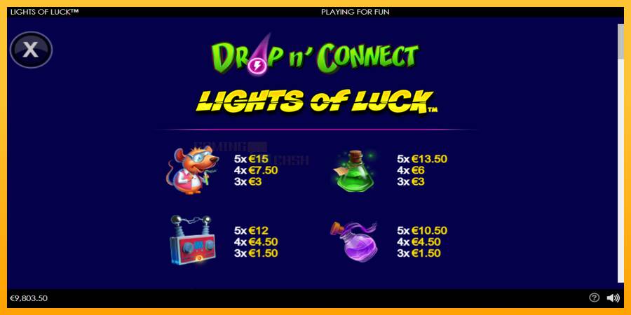 Lights of Luck игрална машина за пари, снимка 5