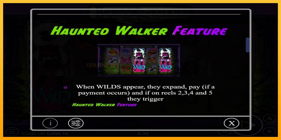 Haunted Walker 2 игрална машина за пари, снимка 5