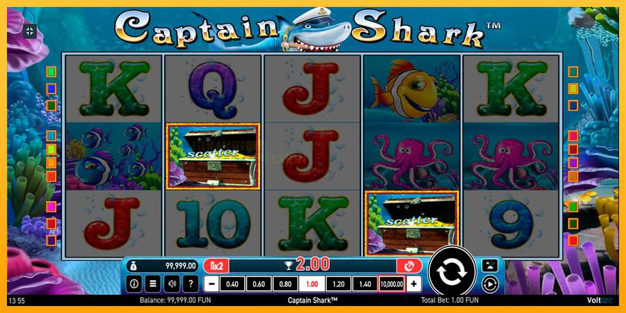 Captain Shark игрална машина за пари, снимка 3