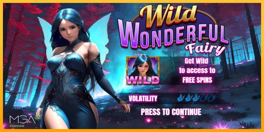 Wild Wonderful Fairy игрална машина за пари, снимка 1