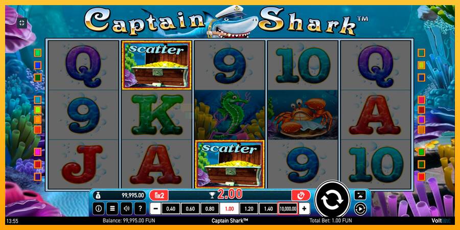 Captain Shark игрална машина за пари, снимка 4