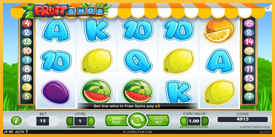 Fruit Shop игрална машина за пари, снимка 2