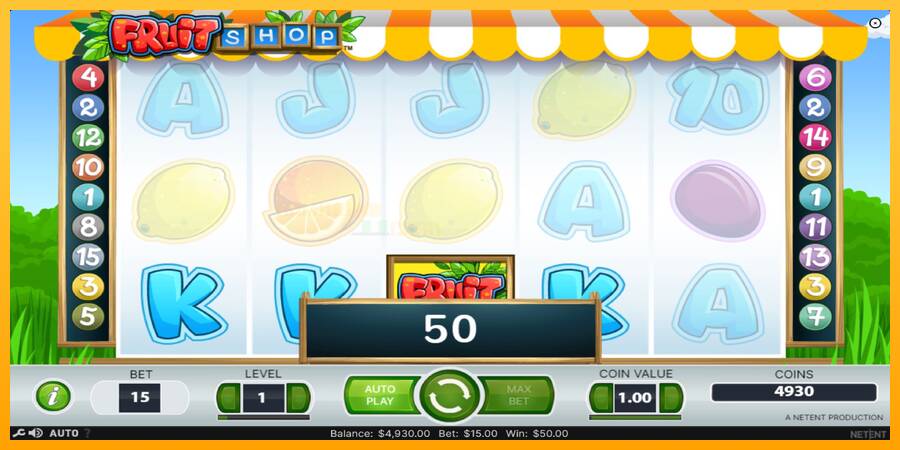 Fruit Shop игрална машина за пари, снимка 4