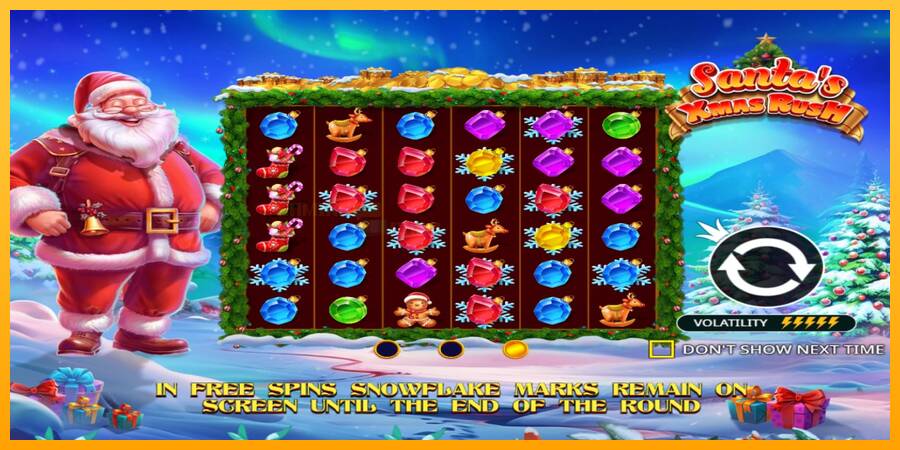 Santas Xmas Rush игрална машина за пари, снимка 1