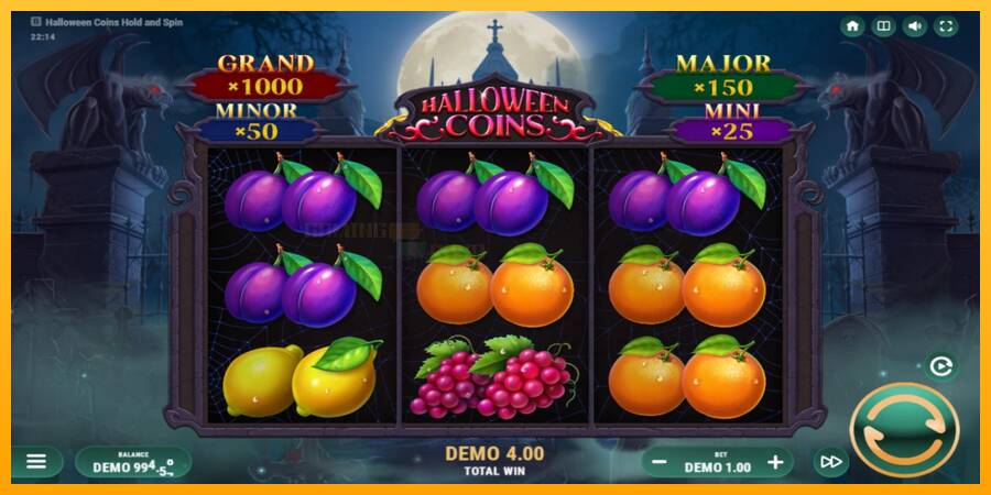 Halloween Coins Hold and Spin игрална машина за пари, снимка 3