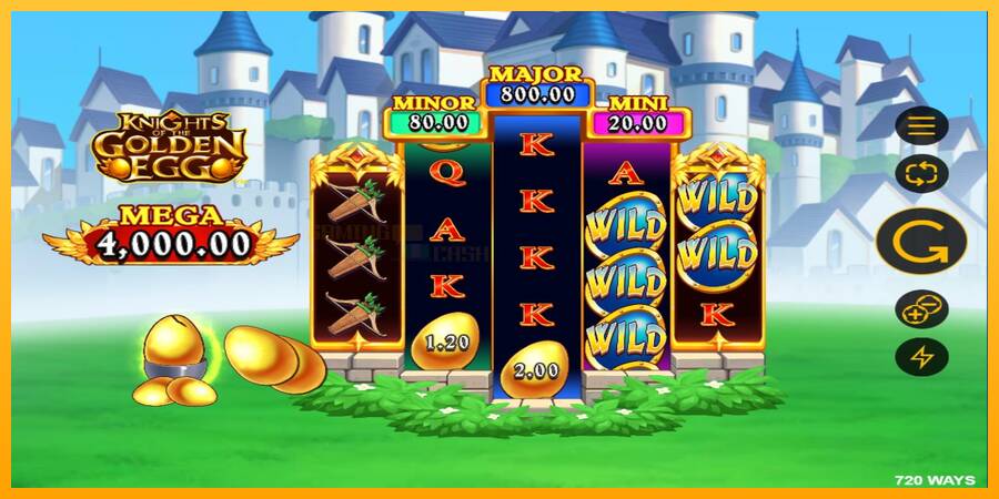 Knights of the Golden Egg игрална машина за пари, снимка 3