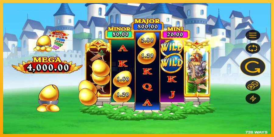 Knights of the Golden Egg игрална машина за пари, снимка 4