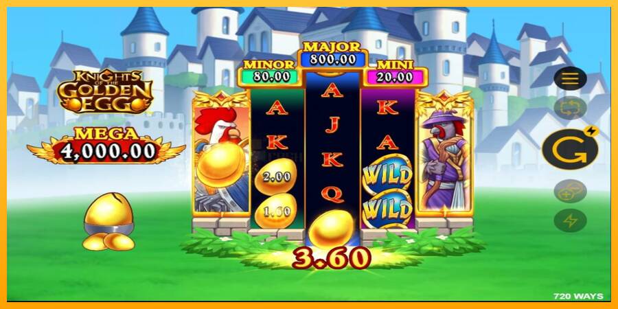 Knights of the Golden Egg игрална машина за пари, снимка 6