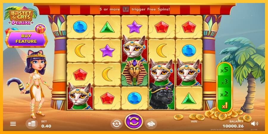 Bastet & Cats Deluxe игрална машина за пари, снимка 2