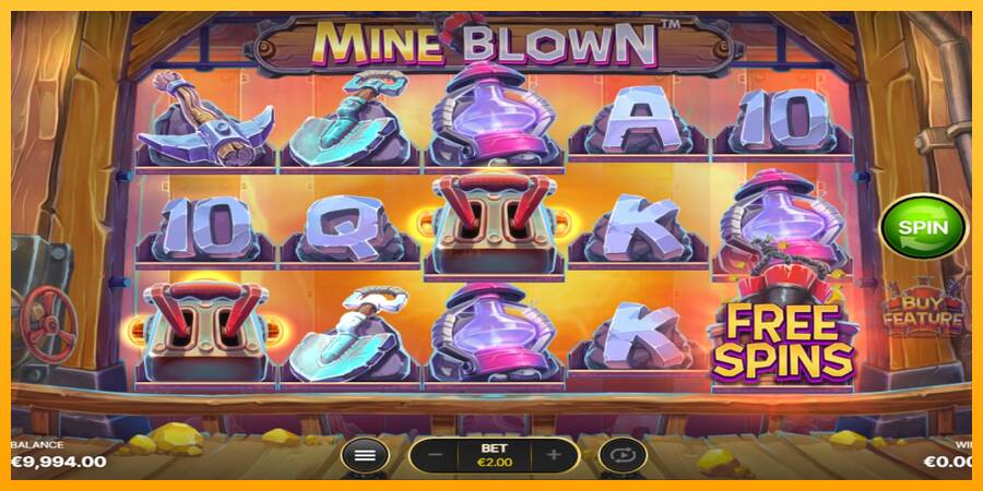 Mine Blown игрална машина за пари, снимка 2