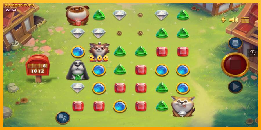 Diamond Pups игрална машина за пари, снимка 2