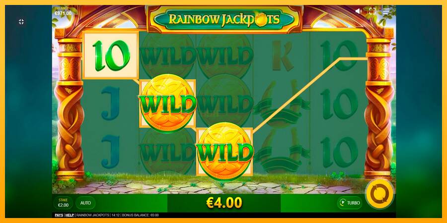 Rainbow Jackpots игрална машина за пари, снимка 4