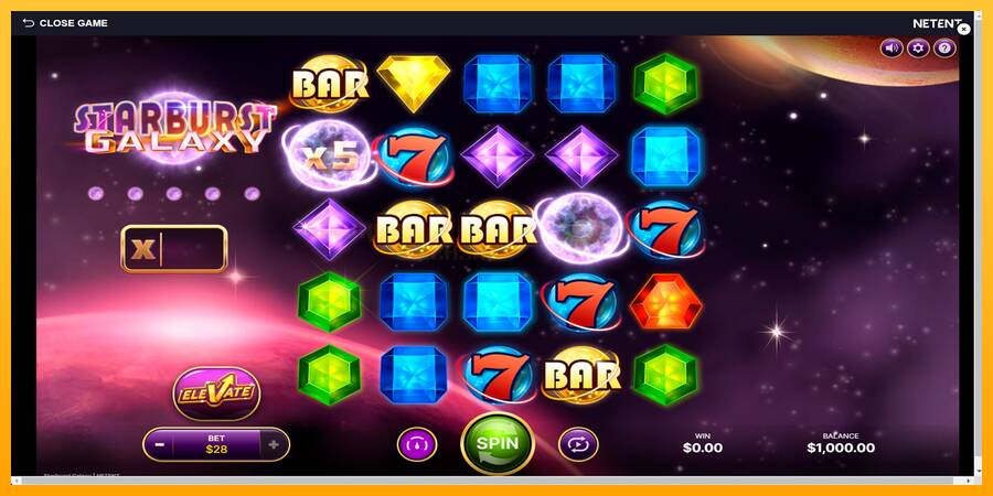 Starburst Galaxy игрална машина за пари, снимка 1