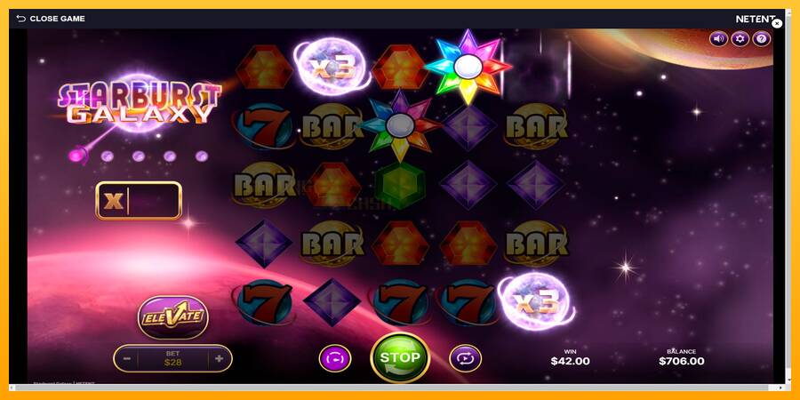 Starburst Galaxy игрална машина за пари, снимка 2