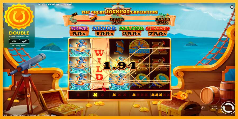 The Great Jackpot Expedition игрална машина за пари, снимка 2