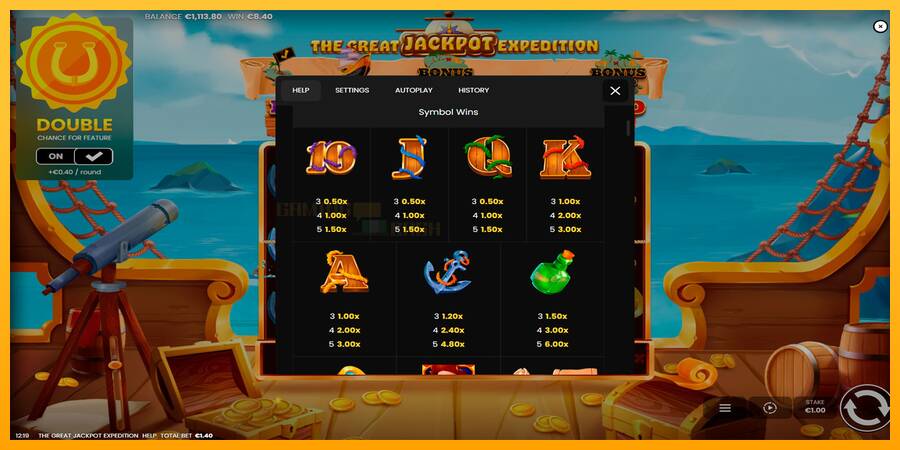 The Great Jackpot Expedition игрална машина за пари, снимка 6