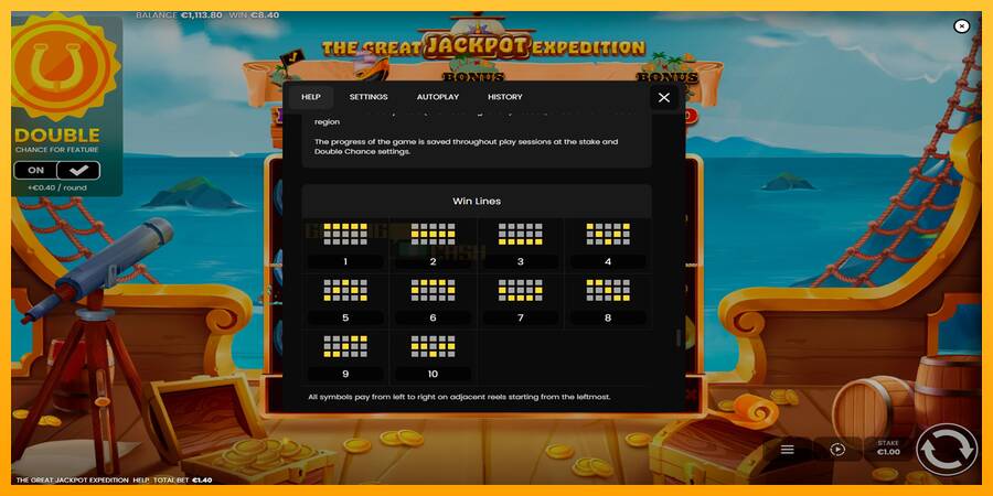 The Great Jackpot Expedition игрална машина за пари, снимка 7