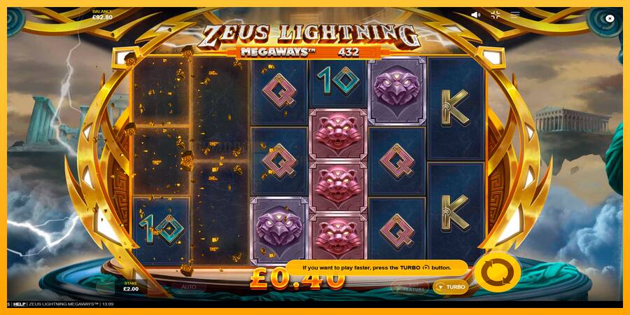 Zeus Lightning Megaways игрална машина за пари, снимка 3