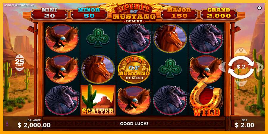 Spirit of Mustang Deluxe игрална машина за пари, снимка 1