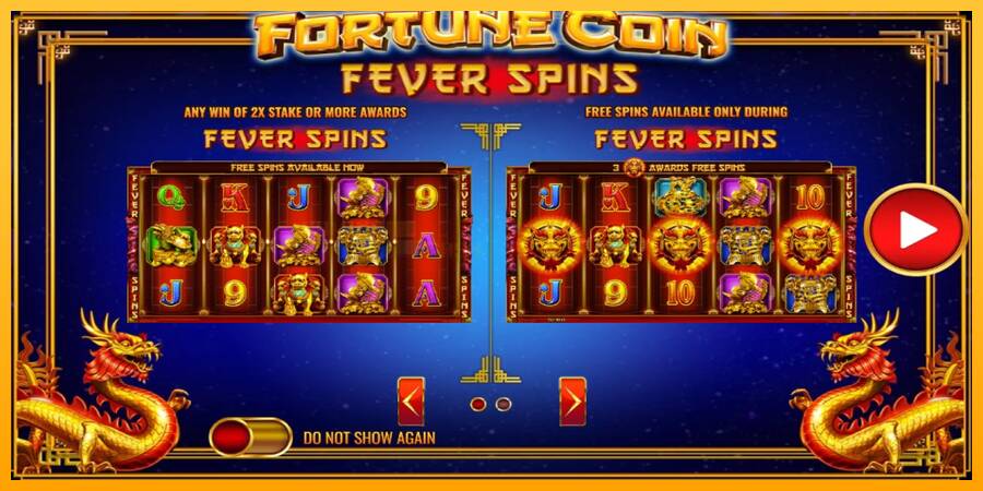 Fortune Coin Fever Spins игрална машина за пари, снимка 3