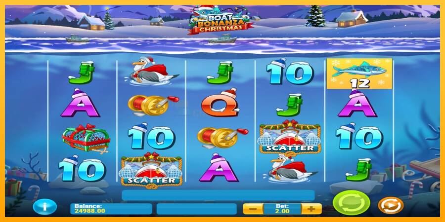 Boat Bonanza Christmas игрална машина за пари, снимка 3