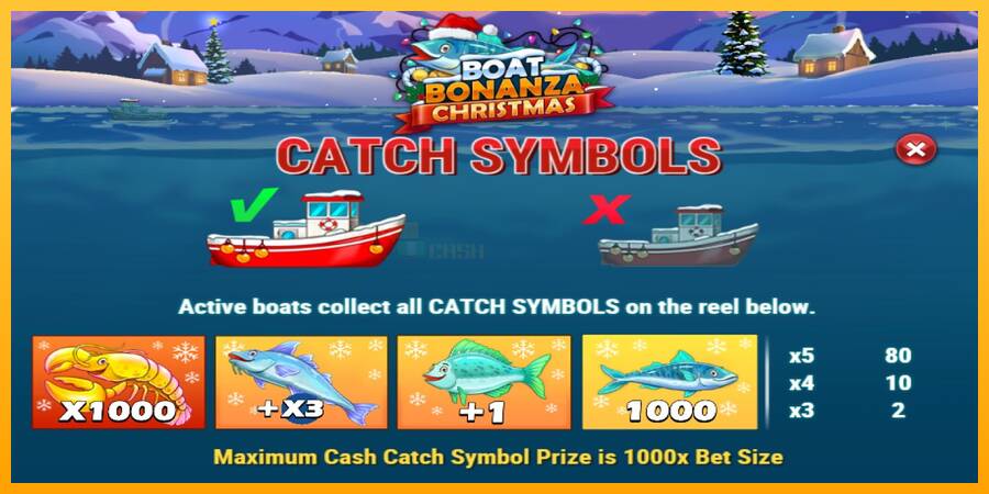 Boat Bonanza Christmas игрална машина за пари, снимка 4