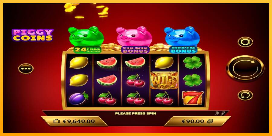 Piggy Coins игрална машина за пари, снимка 2